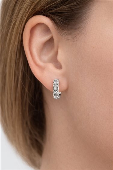 Pendientes Ultima Edizione Mujer Cerchi in Plata OAO7350 BIANCO - OAO7350 BIANCO